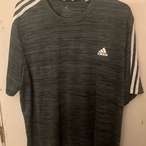 Gray adidas athletic tee
